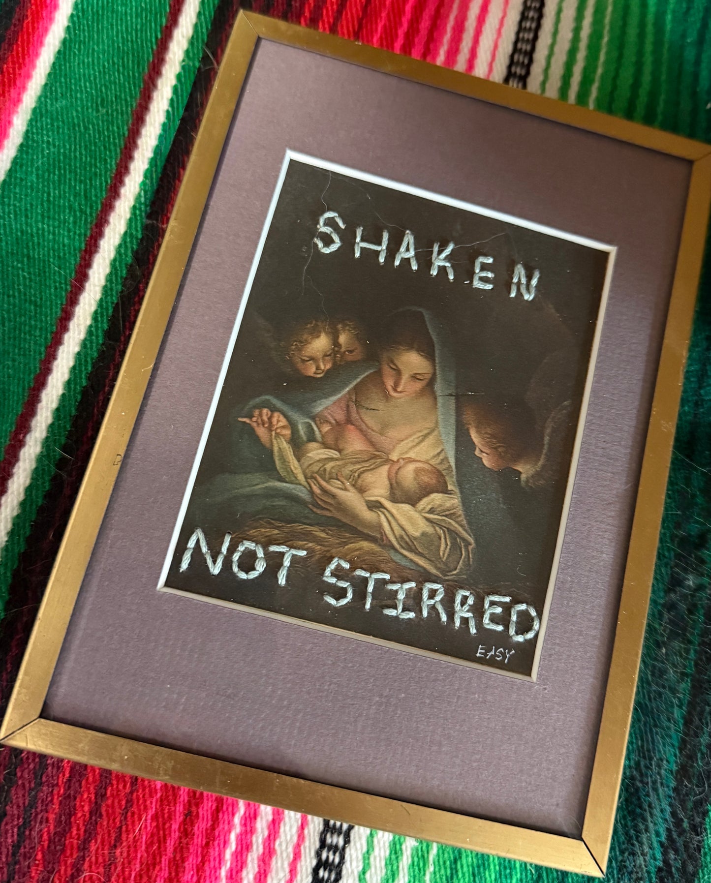 Shaken. Not stirred