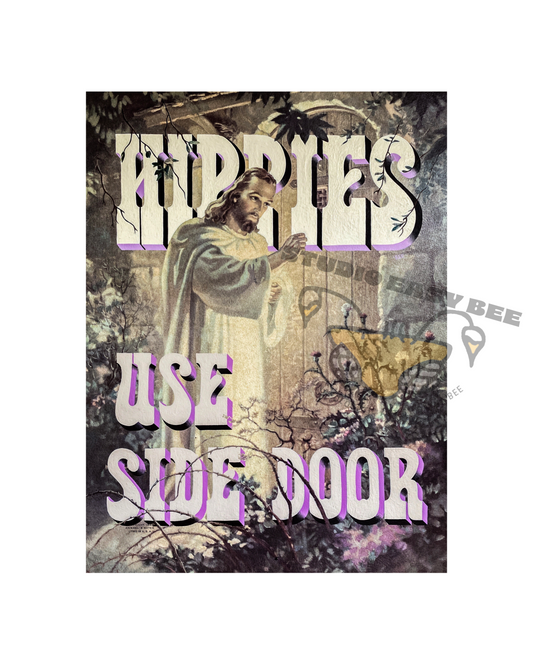 Hippies Use Side Door